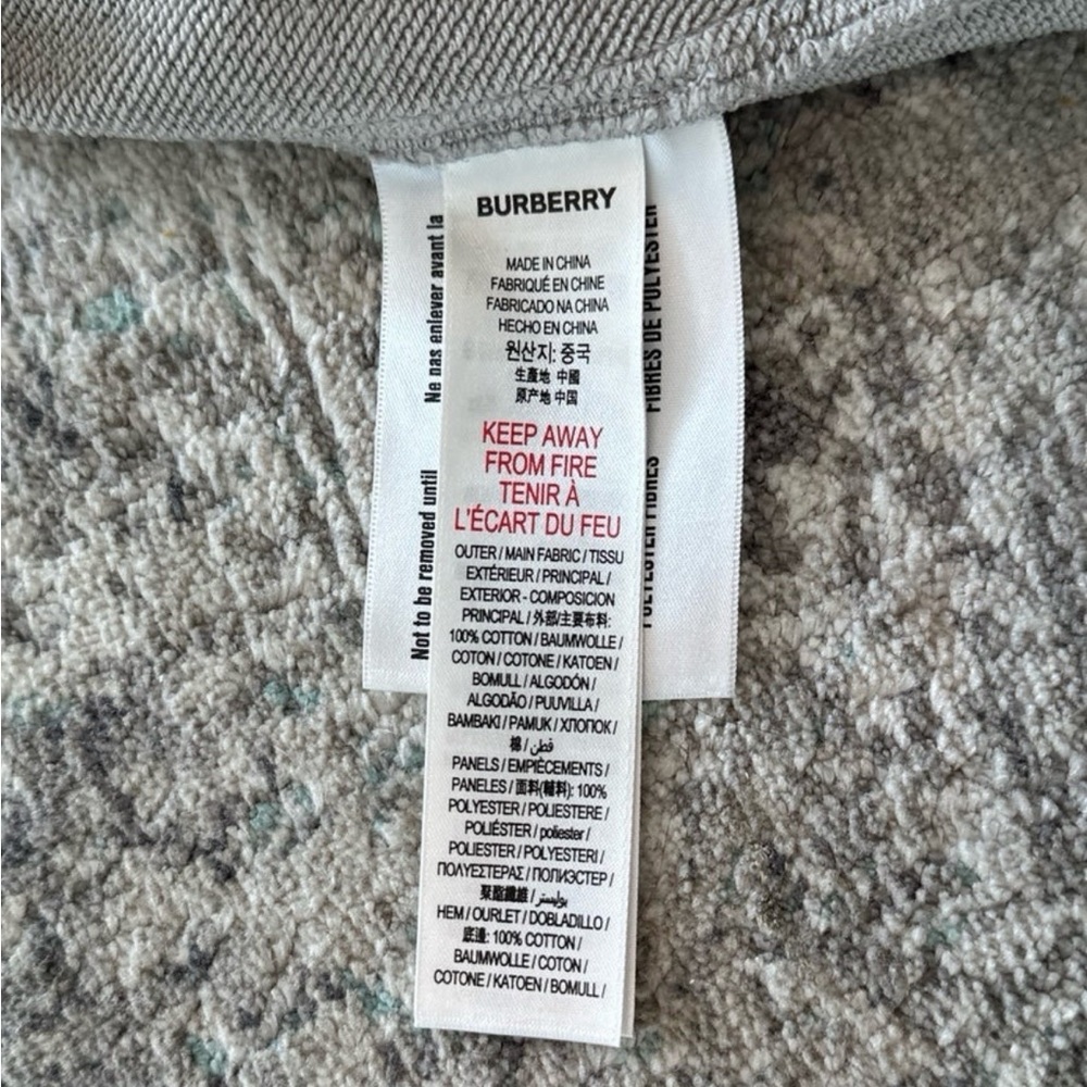 Burberry Boys Timothie Joggers Light Grey Size 3Y - Picture 5 of 7